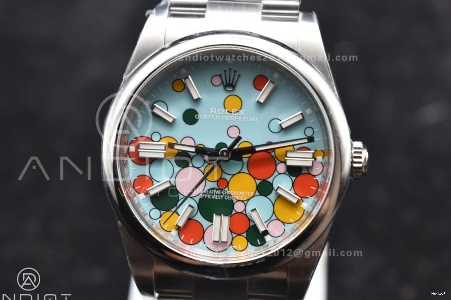 Clean 41mm Dial Best 124300 1:1 Celebration Edition VR3230 Perpetual 904L Oyster Steel 0410